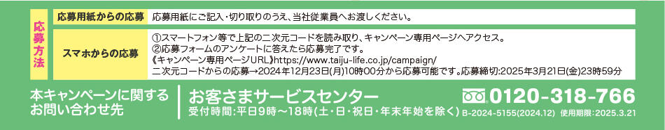 抽選で素敵なプレゼントが当たる!