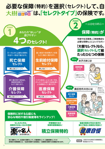 大樹セレクト商品パンフレット 2025年12月版